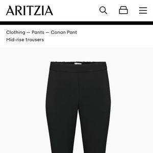 CONAN PANT - NEW WITH TAGS BLACK SIZE 6